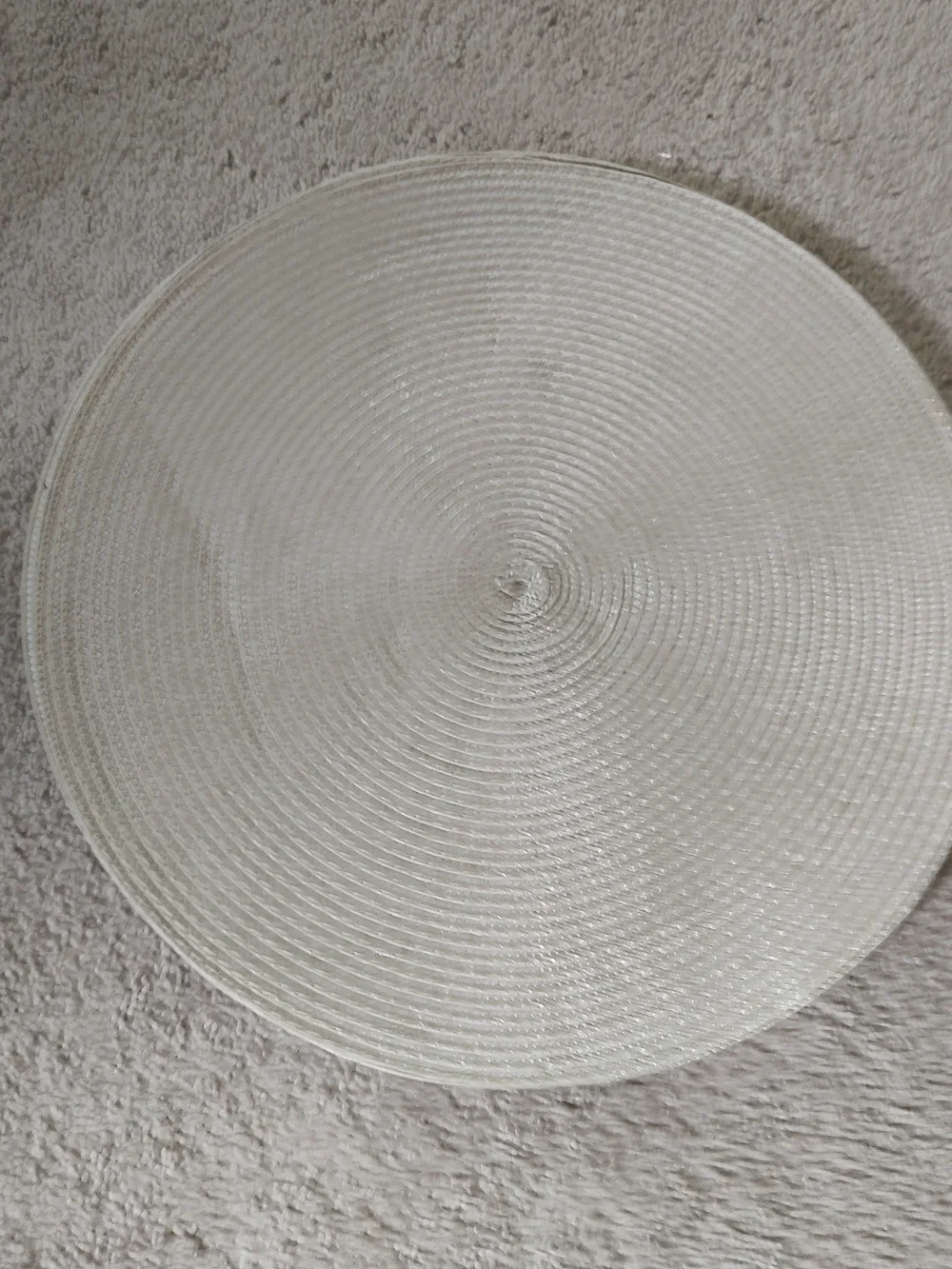 Robert Stanley Hobby Lobby 5 Beige Round Woven Placemat